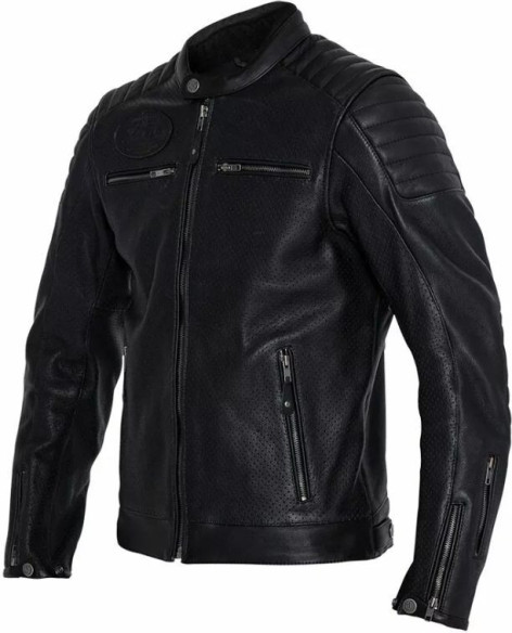 Geaca Moto Piele Dexter Black