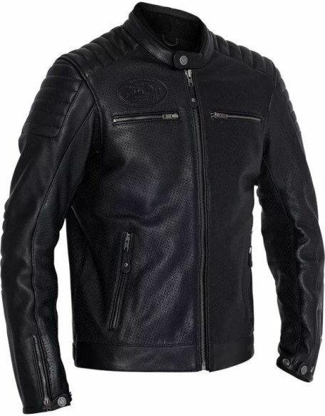 Geaca Moto Piele Dexter Black