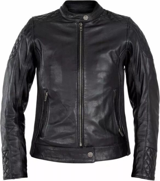 Geaca Moto Piele Dama Adina Black