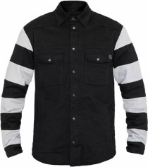 Camasa Moto Motoshirt Black/White