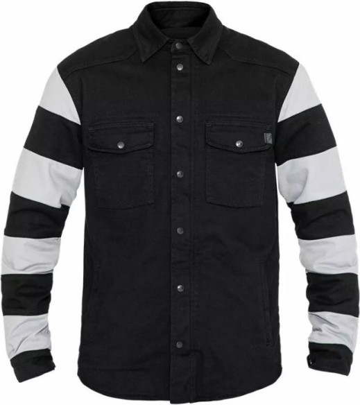 Camasa Moto Motoshirt Black/White