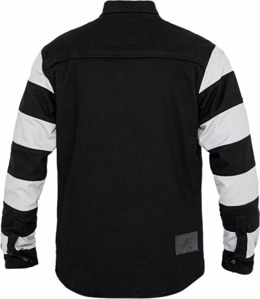 Camasa Moto Motoshirt Black/White