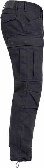 Pantaloni Moto Textili Regular Cargo Mono Black