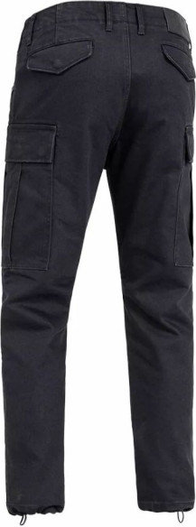 Pantaloni Moto Textili Regular Cargo Mono Black