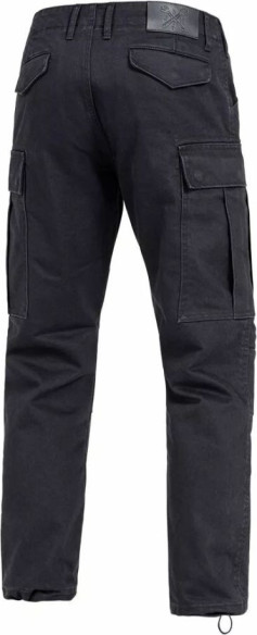 Pantaloni Moto Textili Regular Cargo Mono Black