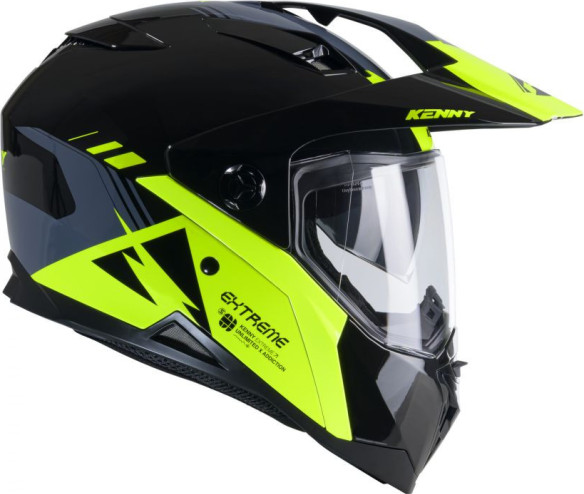 Casca Moto Touring Extreme Neon Yellow/Black/Grey 25