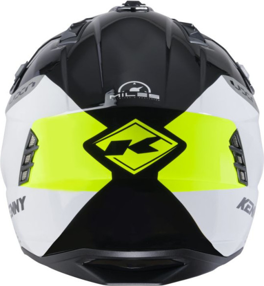 Casca Moto Open Face/Jet Miles Black/White/Grey/Yellow Fluo