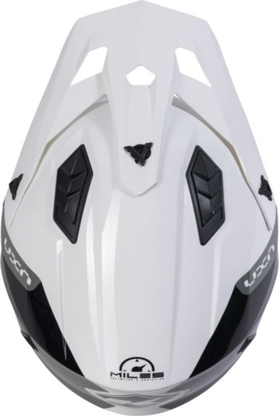 Casca Moto Open Face/Jet Miles Black/White/Grey