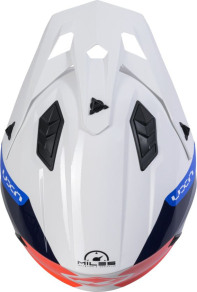 Casca Moto Open Face/Jet Miles White/Orange/Blue