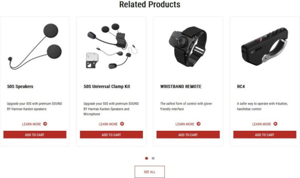 Intercom Moto 50S Bluetooth 50S-10D Dual