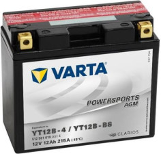 Baterie Motocicleta Agm 12V 12Ah 151X70X131Mm Yt12B-Bs