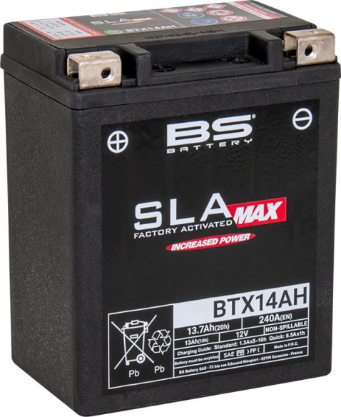 Baterie Moto Btx14ah SLA Max 300863