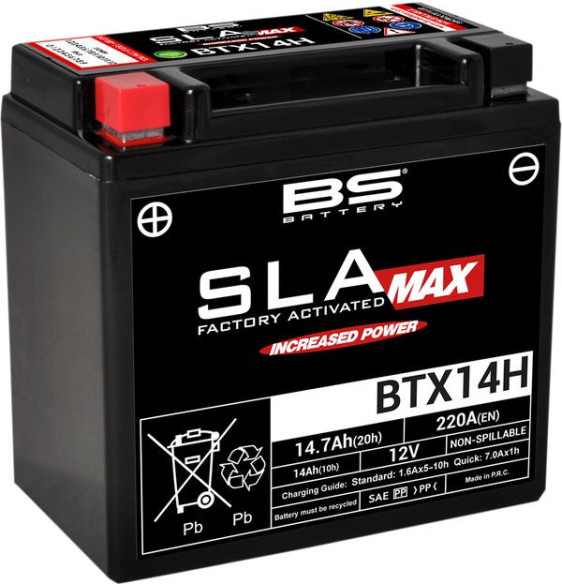 Baterie Moto Btx14ah SLA Max 300863