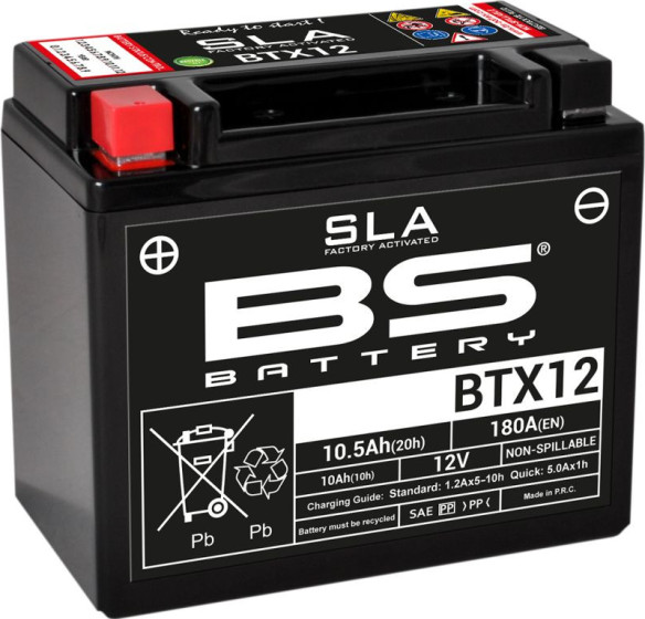Baterie Moto Btx12 SLA 12v 180A 300680