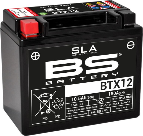 Baterie Moto Btx12 SLA 12v 180A 300680