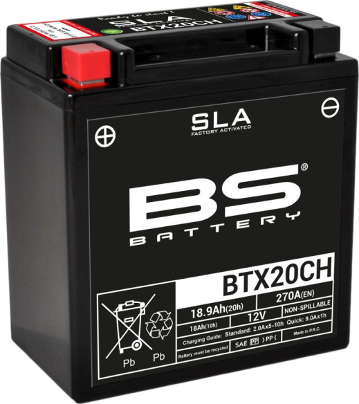 Baterie Moto Btx20ch SLA 12v 270A 300766