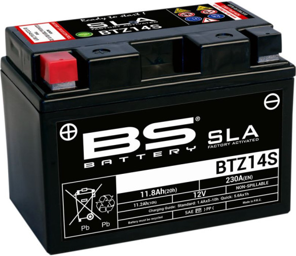 Baterie Moto Btz14s SLA 12v 230A 300638-1
