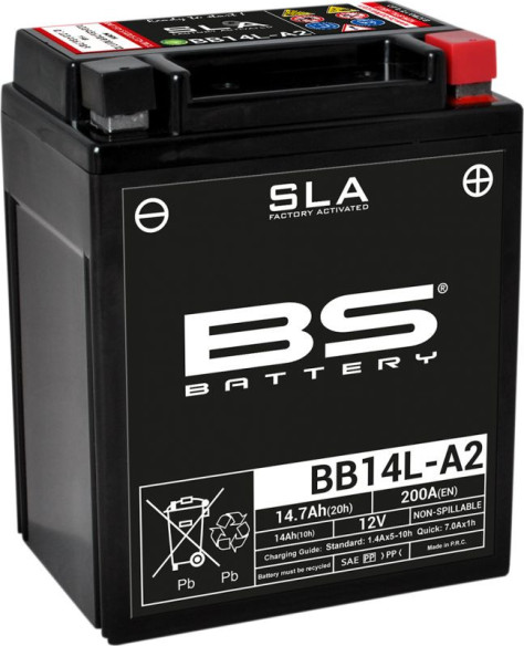 Baterie Moto Bb14l-a2 SLA 12v 200A 300759