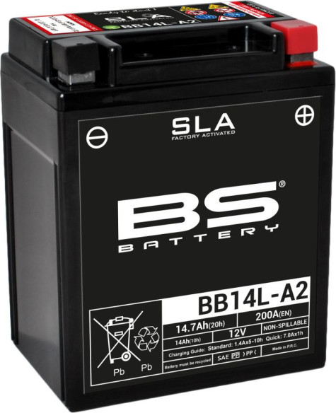 Baterie Moto Bb14l-a2 SLA 12v 200A 300759