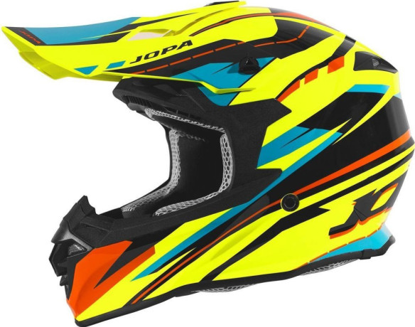 Casca Moto Enduro Hunter Revolt Fluo Yellow/Orange