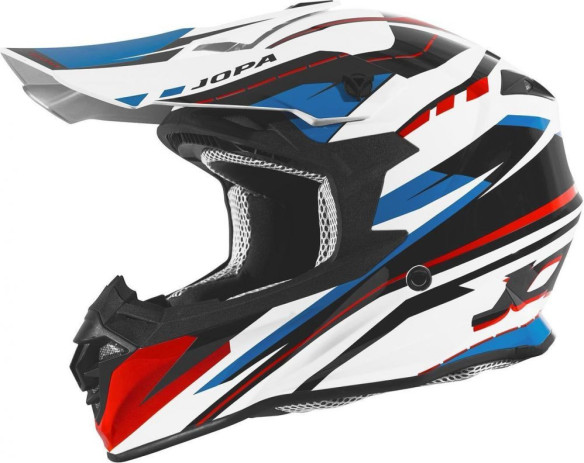 Casca Moto Enduro Hunter Revolt Red/Blue