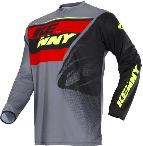 Tricou Enduro Track Grey/Orange S18