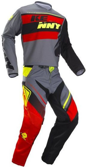 Tricou Enduro Track Grey/Orange S18