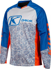 Tricou Enduro Dakar Orange/Blue
