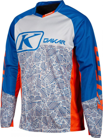 Tricou Enduro Dakar Orange/Blue