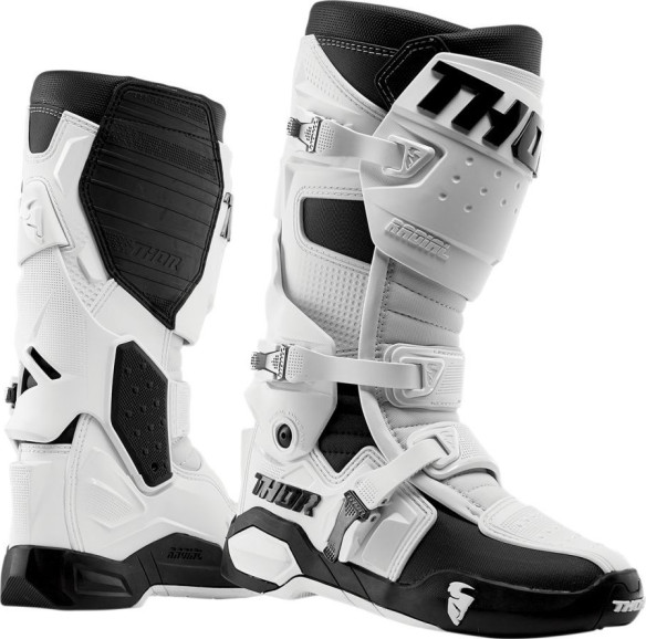 Cizme Radial White/Black