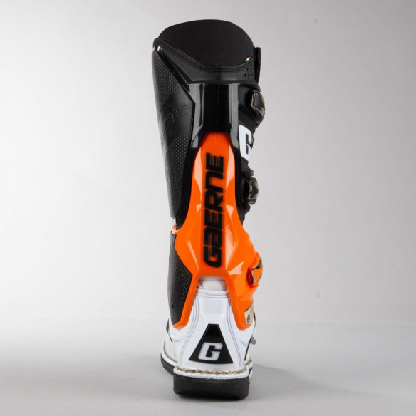 Cizme Moto MX SG12 Orange/Black/White