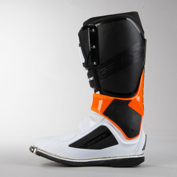 Cizme Moto MX SG12 Orange/Black/White