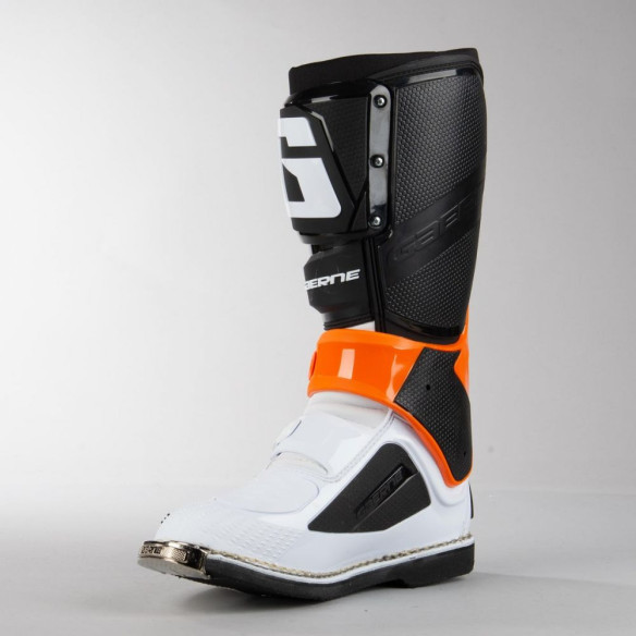 Cizme Moto MX SG12 Orange/Black/White