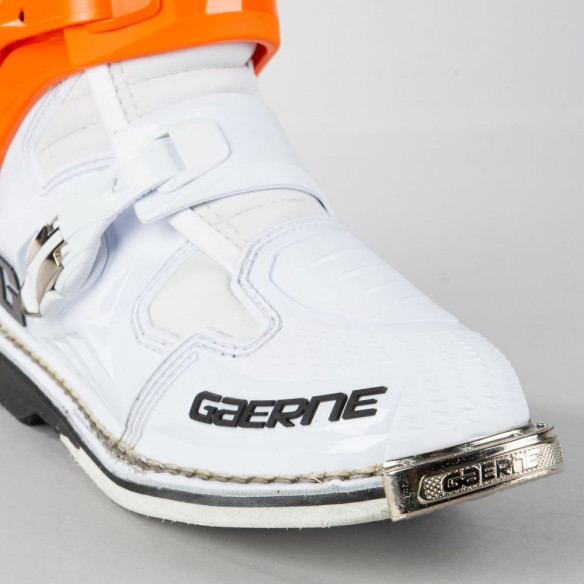 Cizme Moto MX SG12 Orange/Black/White
