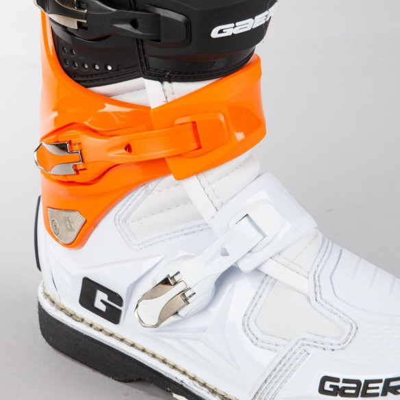 Cizme Moto MX SG12 Orange/Black/White