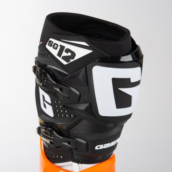 Cizme Moto MX SG12 Orange/Black/White