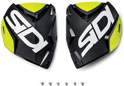 Crossfire2 shin plate negru-galben (132)