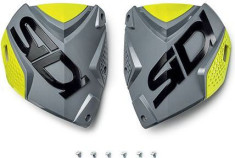 Crossfire2 shin plate gri-galben Fluo (132)