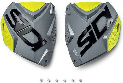 Crossfire2 shin plate gri-galben Fluo (132)