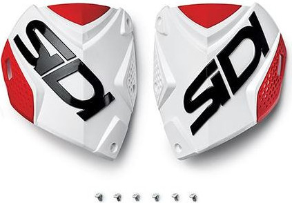Crossfire2 shin plate alb-Red (132)