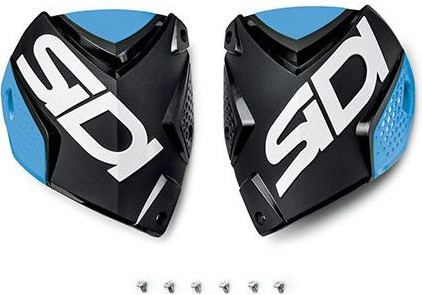 Crossfire2 shin plate negru-deschis albastru (132)