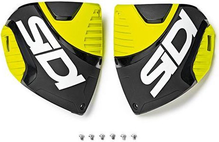 Crossfire3 shin plate negru-galben (153)