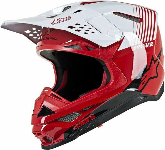 Casca Enduro SM10 Dyno Red/White