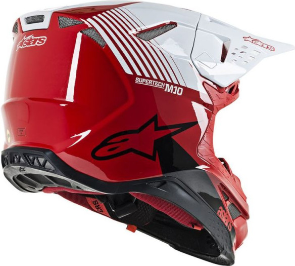 Casca Enduro SM10 Dyno Red/White