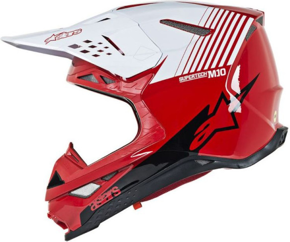 Casca Enduro SM10 Dyno Red/White
