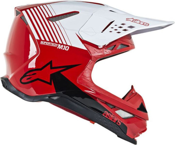 Casca Enduro SM10 Dyno Red/White