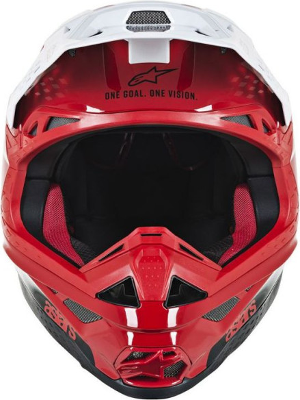 Casca Enduro SM10 Dyno Red/White
