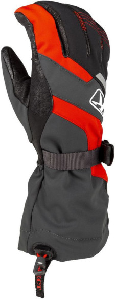 Manusi Snowmobil Insulated Powerxross Gauntlet High Risk Red