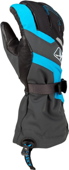 Manusi Snowmobil Insulated Powerxross Gauntlet Vivid Blue