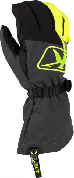 Manusi Snowmobil Insulated Klimate Gauntlet Hi-Vis